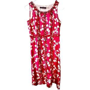 Boden Limited Edition Silk Bling Beaded 2025 Sparkly Sleeveless Lined Dress Size
